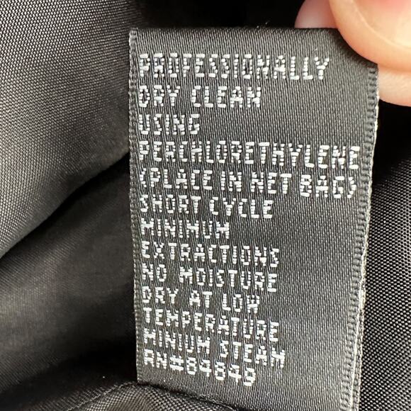 Carmen Marc Valvo Grey Floral Long Sleeves Embroidered Lace Jacket Size 2 - Picture 7 of 9